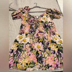 H&M floral mini dress. Sz XXL